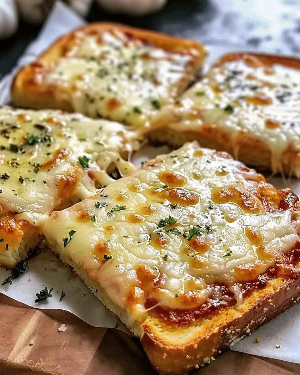 Garlic Toast Pizzas: A Crispy, Cheesy Shortcut to Pizza Night