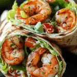Grilled Shrimp Caesar Wraps