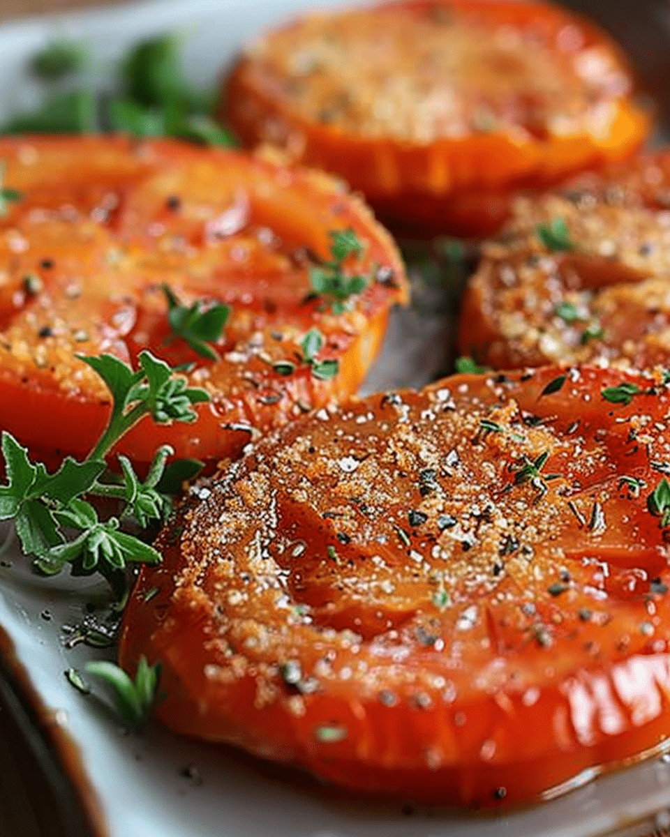 Fried Red Tomatoes