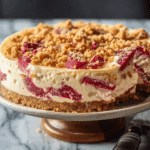 Rhubarb Cheesecake