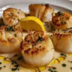 Scallops in Lemon Wine Sauce