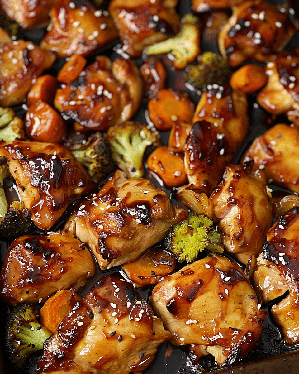 Teriyaki Chicken Sheet Pan Supper